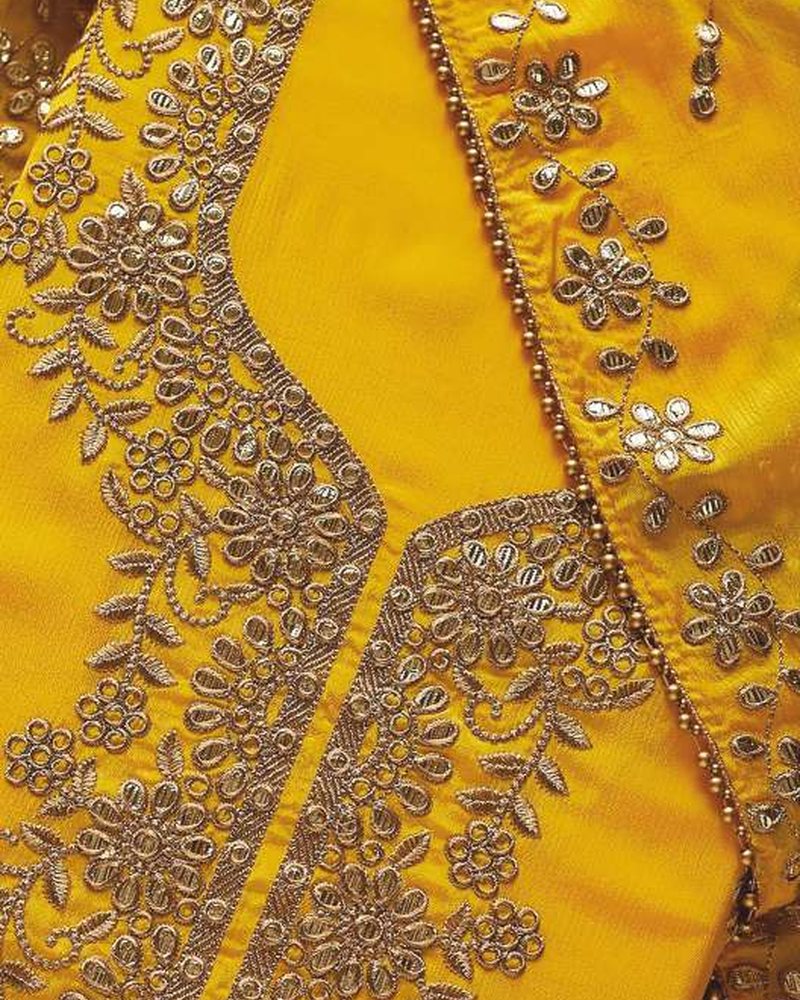 Cotton Suit in Gota Patti hand embroidery — PHPC/SUIT-05